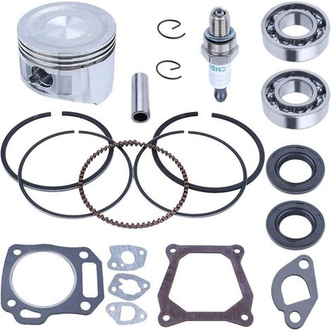LinDuxe Zylinderkopf-Kolben-Reparatursatz, Kurbelwellenlager-Öldichtungs-Reparatursatz für Honda GX160 GX200 5,5 PS 6,5 PS Motor (1/4)