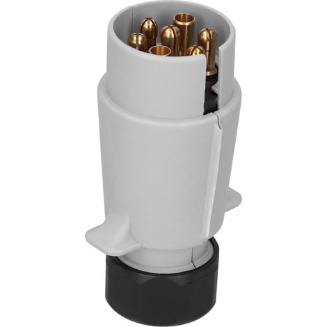 Adaptateur prise 7 broches étanche pour remorque, caravane et véhicule utilitaire, connecteur européen (1/5)