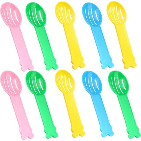 Lot de 10 mini-pelles plastique pour hamster/chat, tamis sable, nettoyage précis