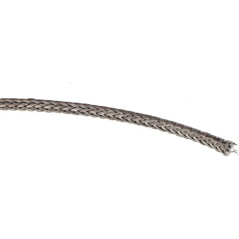 Câble pour thermocouple type J RS PRO, 25m, Blindé, temp. max. +400°C, gaine Fibre de verre ( Prix pour Bobine de 25 Mètres )