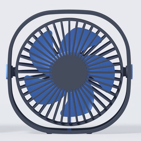 Ventilateur bureau USB rotation 360°, mini ventilateur silencieux portable (1/5)