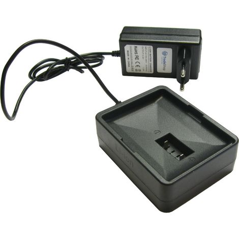 Trade-Shop 10,8V-12V Li-Ion Akku Ladegerät für AEG L1212R 130503001 130503005 BPL-1220 CB120L, Ryobi CB121L CS-RTB120PW / Ausgang 12,6V 1,5A