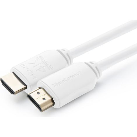 Microconnect MC-HDM19191V2.0WH  HDMI-Kabel HDMI 1 m HDMI Typ A (Standard) Weiß
