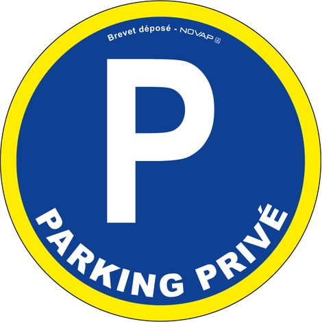 Panneau Parking privé - haute visibilité - Ø 300mm - 4090054