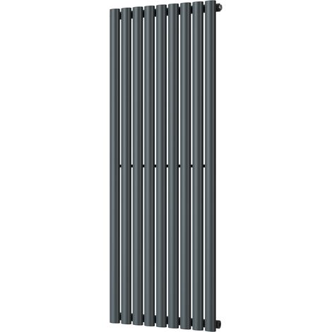 Omeara - Anthracite Vertical Radiator H1400mm x W522mm Single Panel (1/3)