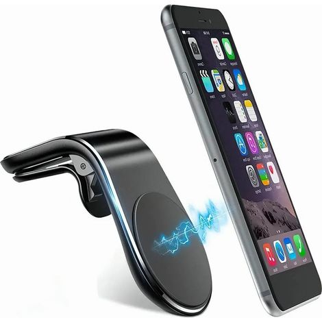 Support téléphonique pour bouche d'aération voiture, support universel pour smartphone, fixe-cellule pour tous véhicules (1/5)