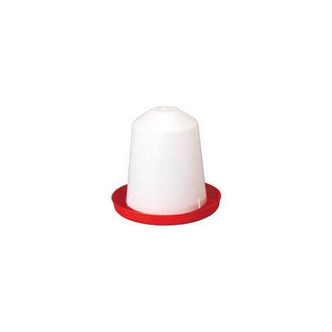 ABBEVERATOIO A SIFONE IN PLASTICA PER PULCINI- - lt.1.5 ø cm.20x16h. - 12 pezzi