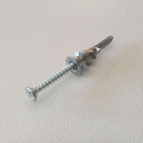 Nobex 6x37mm - 10pz tassello in zama con vite per fissaggi su cartongesso (1/5)