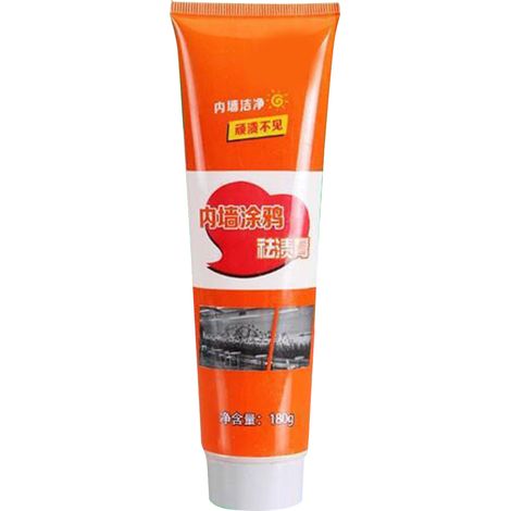 Pâte nettoyante pour taches murales 180mL, crème pratique et sûre pour enlever les salissures, idéale pour hôtels et restaurants. (1/5)