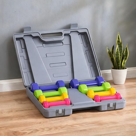 Banc de musculation multicolore en métal 41 x 30 x 8 cm (1/5)