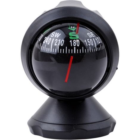 Mini boussole sphérique pour voiture - Arrivez où vous voulez grâce à la navigation automatique et au guidage vocal (1/5)