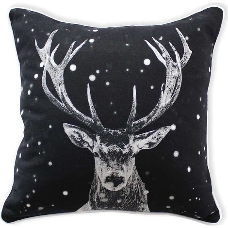 Coussin imprimé cerf EPICÉA (1/3)