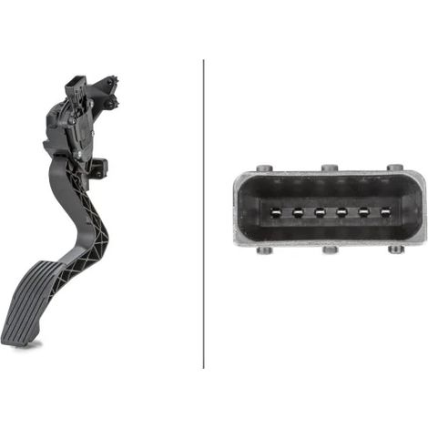 Capteur, position d'accelerateur Hella 6PV 010 175-741 FIAT 51987018