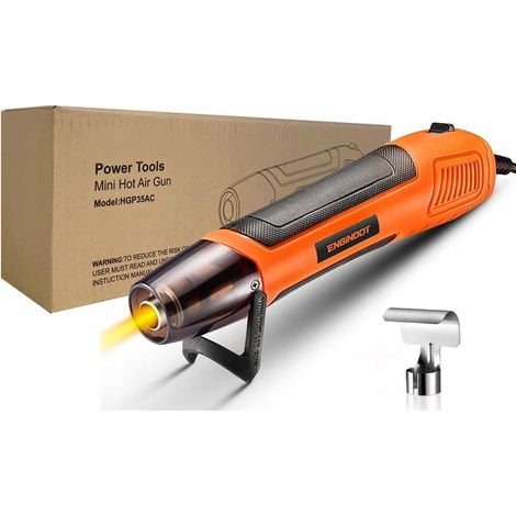 Pistola de aire caliente eléctrica mini de precisión SERVICE PRECISION, 350 W, 350 °C, 280 l/min.