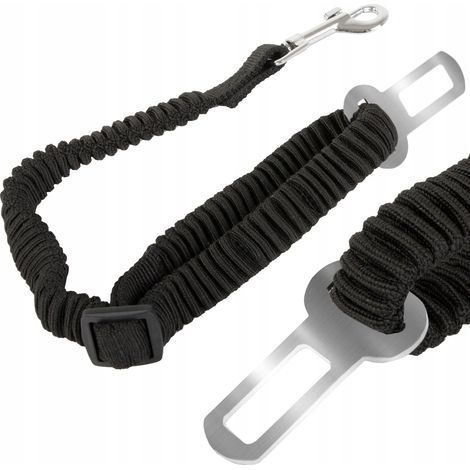 Ceinture de sécurité de voiture laisse pour chien élastique extensible forte (1/5)