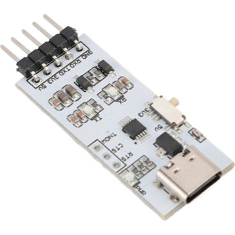 Module USB vers port série TTL, convertisseur Type C vers UART 3,3 V/5 V, compatible avec Windows XP/7/8/10 (1/4)