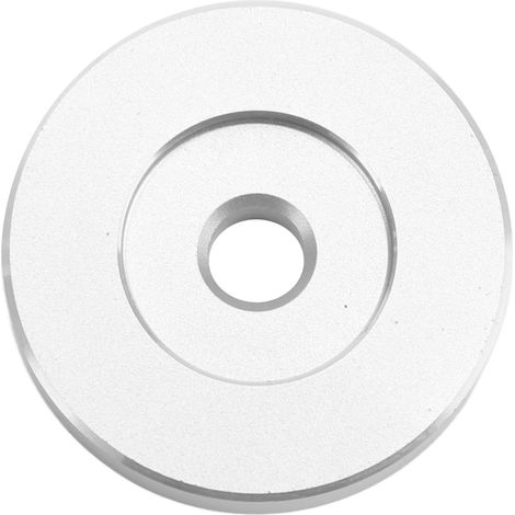 Adaptateur pour Platine Vinyle Argenté - Pièce de Rechange Métallique pour Disques (1/5)