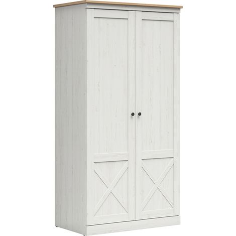 Armario de 2 puertas Victoria Blanco y Madera