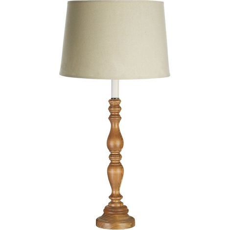 Premier Housewares Candle Table Lamp with Round Base (1/4)