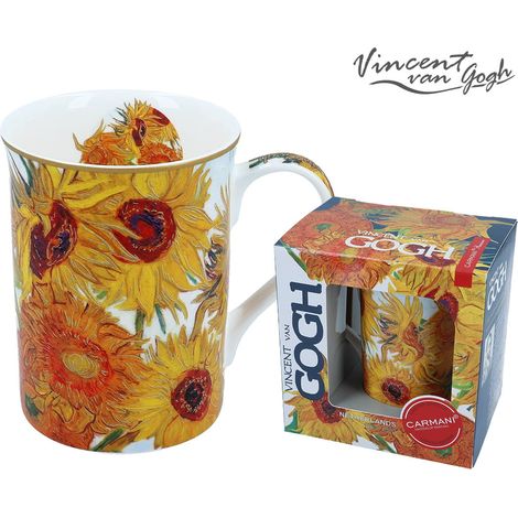 Mug Carmani, motif Van Gogh classique/Tournesols