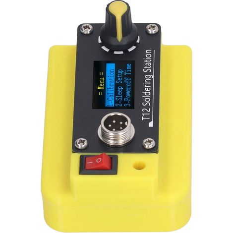 Station de soudage portable sans fil T12 72 W avec écran OLED paysage de 0,96 pouce compatible avec les batteries au lithium 18 V/20 V DeWalt DCB180, DCB182, DCB184, DCB200, DCB201, DCB203, DCB203BT, (1/5)