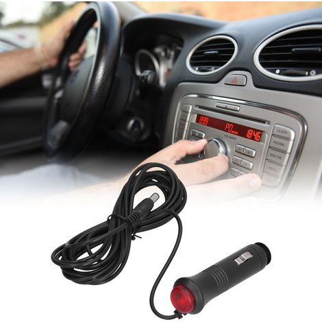 3 Meter langes Stromkabel für Auto-Luftbefeuchter mit Schalter, Zigarettenanzünderschalter und Netzschalter für Dashcam. (1/5)