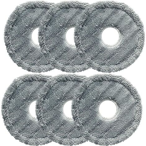 Serpillère électrique pour aspirateur Dyson V7 V8 V10 V11 - Chiffons de nettoyage en microfibre avec 6 tampons de nettoyage
