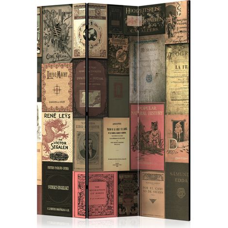 Paravent 3 Volets "Books of Paradise" 135x172cm (1/2)