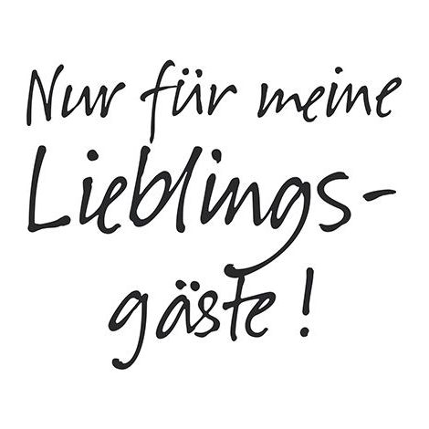 Braun & Company Servietten Motiv Lieblingsgäste 33 x 33 cm - 20er Pack Partydekoration