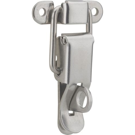 Thirard – Fermeture à levier inox avec crochet cadenassable – Hauteur 54mm – Zingué pour usage intensif – Résistant à la corrosion