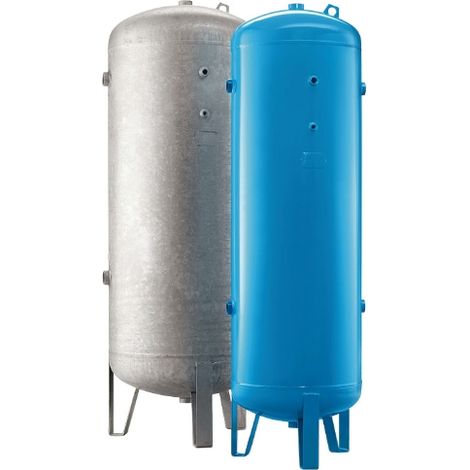 Serbatoio d'aria compressa verticale, 11 bar EURO S 270 CE - ZINCATO