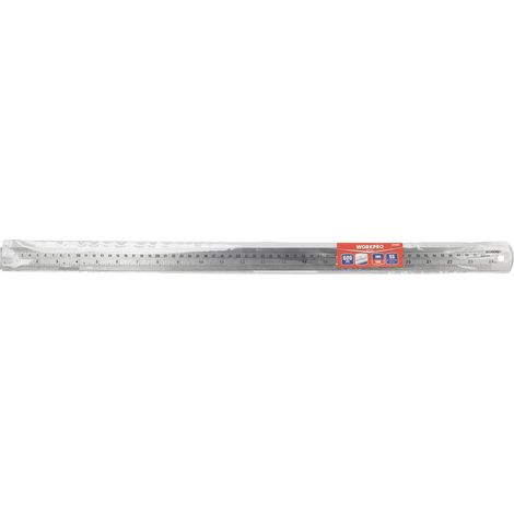 righello di misura WorkPro wp265002 600 mm alluminio inciso (1/5)