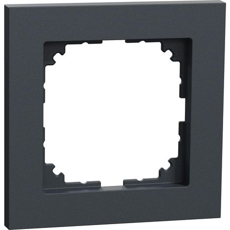 M-Pure Cadre pour Prise et Interrupteur, 1 Prise, Anthracite, 1 pièce (1/5)