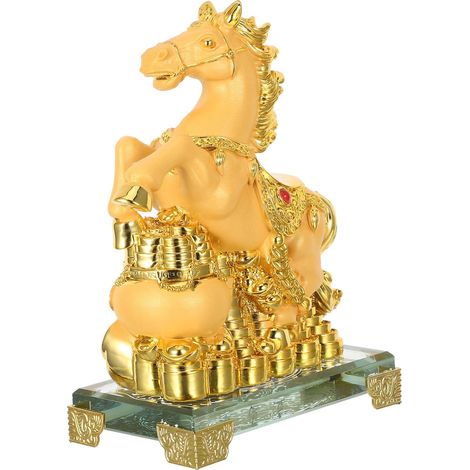 Cheval Décoratif Décoration De Bureau Décoration D'Intérieur Statue De Cheval en Résine Figurine d'action De (1/5)