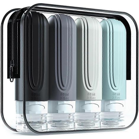 Set mit 4 Reise-Toilettenflaschen (1/5)