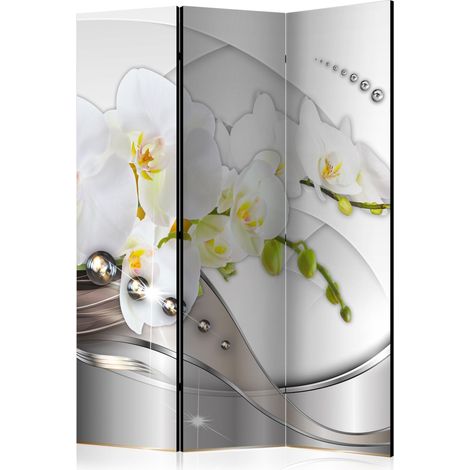 Paravento - Pearl Dance of Orchids [Room Dividers] - 135x172 (1/4)