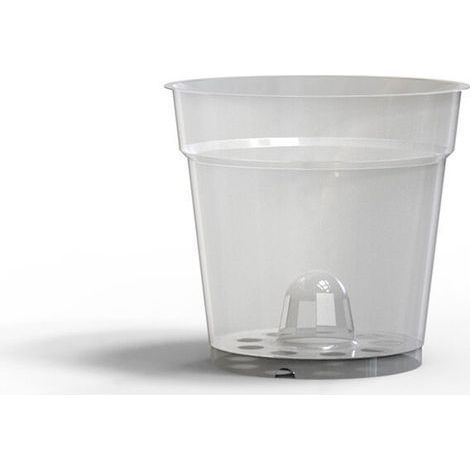 10 pièces Pot Fleurs Transparents Plastique Pot de Fleur,3.5\" (1/5)
