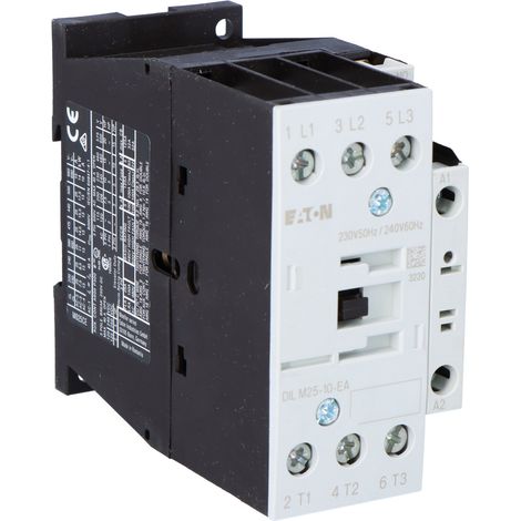 Contactor 11kW/400V, control 230VAC DILM25-10-EA (230V50HZ,240V60HZ) (1/3)