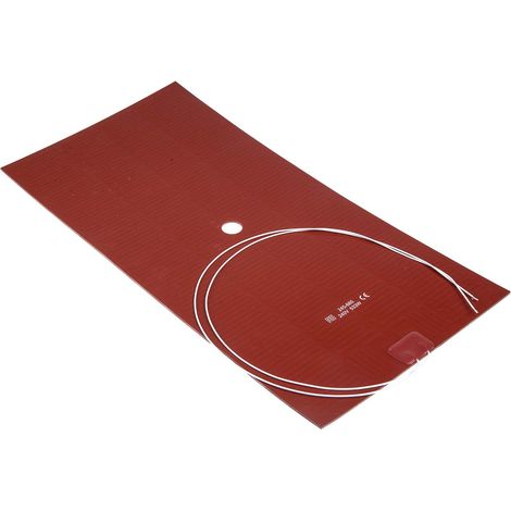 Tapis chauffant en silicone Rectangle RS PRO, 240 V c.a., 533 W, 200 x 400mm ( Prix pour 1 )