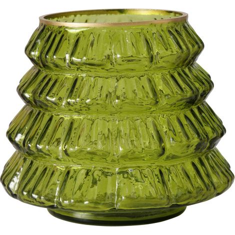 Kerzenhalter aus Glas TIWA, H. 11,5 cm