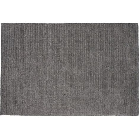 Tapis Déco en Laine "Milton" 162x230cm Gris Foncé (1/5)