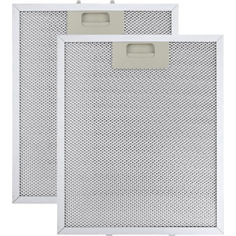 2 Pièces Filtre Hotte Aspirante, Aluminium 5 Couches, 340x280mm, Compatible AEG, Cuisine (1/5)