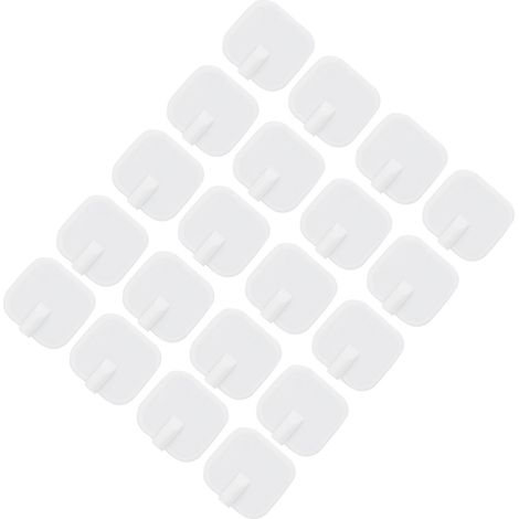 20 électrodes adhésives TENS 4x4 cm pour électrostimulation et soulagement musculaire (1/5)