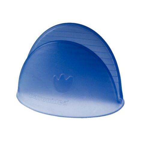 Manique Anti-Chaleur - 40°C à +250°C en Silicone Bleu Pavoni