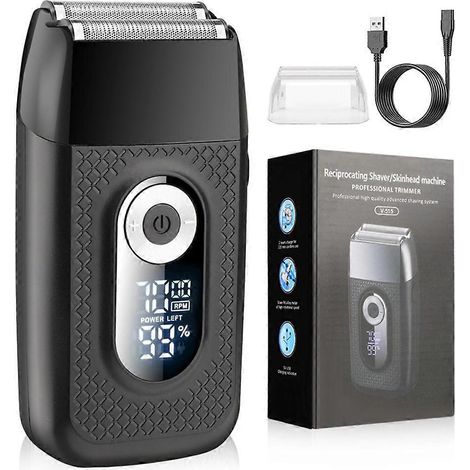 Rasoir électrique à grille, tondeuse à cheveux sans fil à mouvement alternatif, tondeuse à barbe USB (1/4)