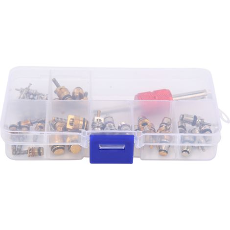 Lot de 40 obus de valve de climatisation automobile avec outil de démontage 5101791AA / 5189373AA, compatibles avec Chrysler (1/5)