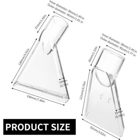 Buse d'extraction à pulvérisation en deux étapes, un accessoire pour aspirateur permettant de nettoyer les voitures, les canapés et les matelas, ainsi que d'éliminer les liquides et la poussière. (1/3)