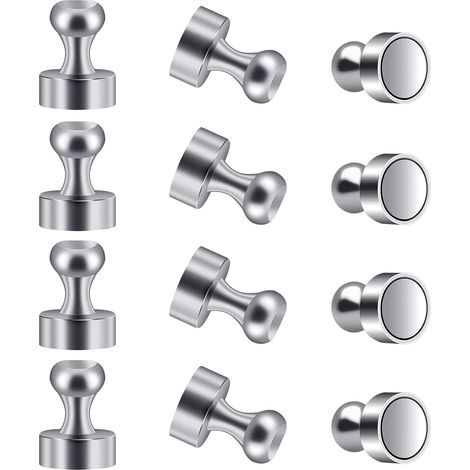 Aimants Puissants 12pcs Petit Aimant Frigo Neodyme N52 Aimants Tableau Magnétique 12 X 16 mm pour Réfrigérateur Tableaux Blancs Photos La carte Notes (1/5)
