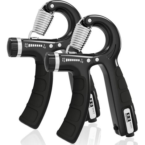 Kit d'entraînement pour les mains et les avant-bras, poignées de 5 à 60 kg, appareil de musculation pour les mains et les avant-bras, entraînement de la force de préhension (1/5)
