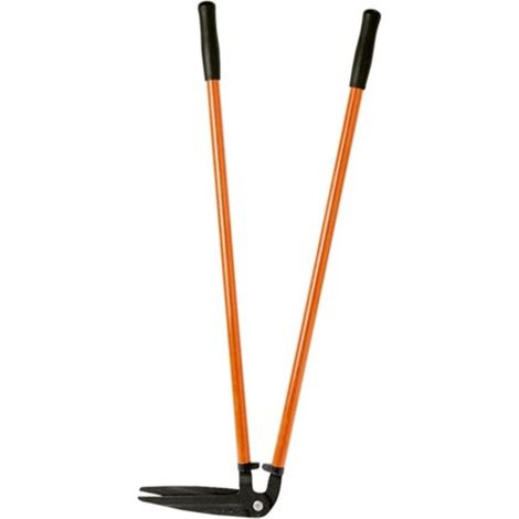 Cisaille à Gazon Bahco à Lames Droites (20cm) Ou Pieds De Canard Avec Manches Longs (90cm) En Acier Plastifié. Lame En Acier Tre
